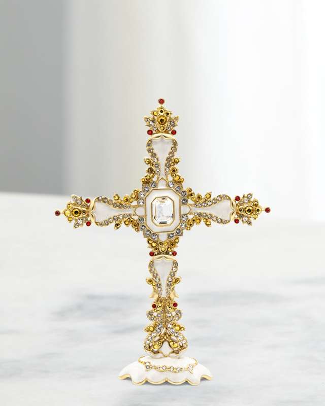 2025 Francis Jeweled Tabletop Cross